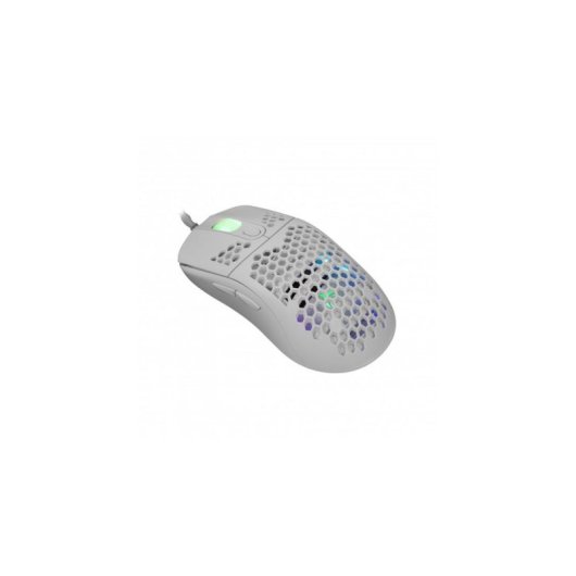 Mouse White Shark GALAHAD White USB 7200 DPI Ambidestro Bianco RGB