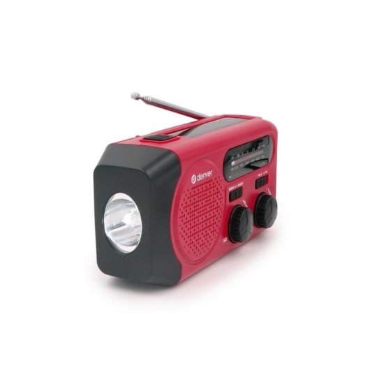 Tragbares Radio Denver SCR-2010MK2 AM/FM mit Solar und Kurbel