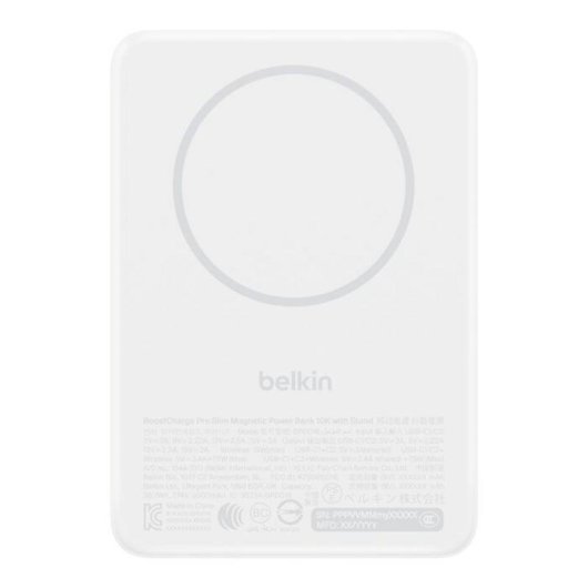 Bateria externa Belkin BOOSTCHARGE 10000 mAh Qi2 Magnetica Slim
