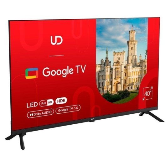 TV UD LED 40GFC5210S 40" Full HD 60Hz Smart TV Google TV HDR Dolby Audio