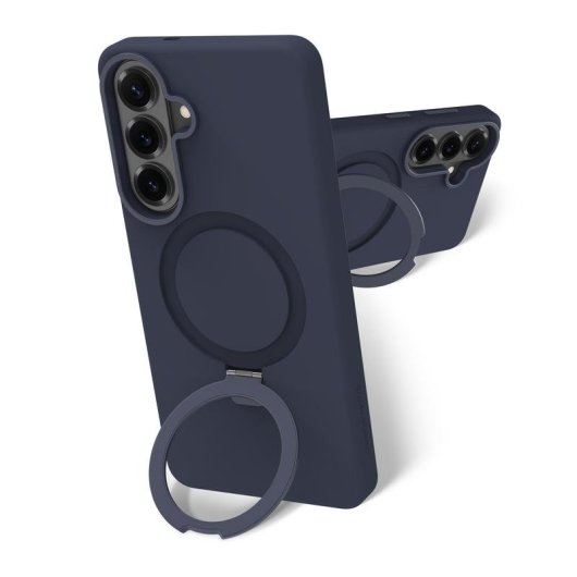 Funda para móvil dbramante1928 Roskilde MAG Kick ICON Blau mit Ständer für Galaxy S26+