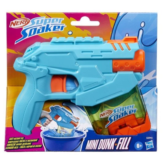 Lanceur d'eau Hasbro Nerf Super Soaker Mini Dunk-Fill Multicolore