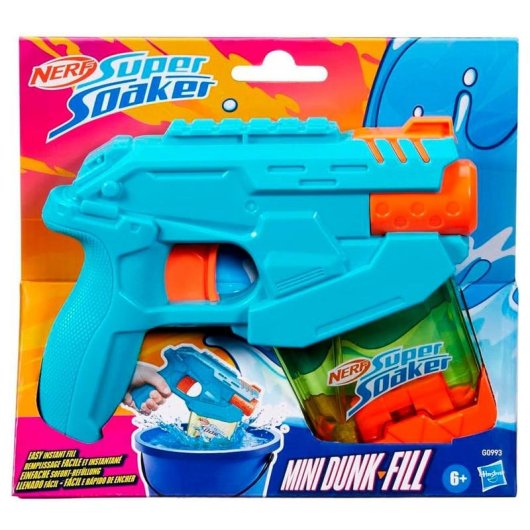 Lanceur d'eau Hasbro Nerf Super Soaker Mini Dunk-Fill Multicolore