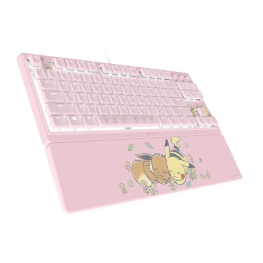 Tastatur Razer Ornata V3 Tenkeyless Hybrid Membran mechanisch RGB rosa