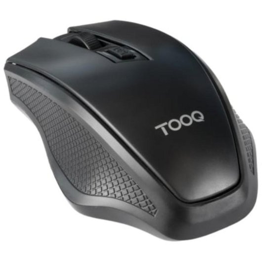 Ratón TooQ TQMW-1102-B sans fil 1600 DPI Noir droitier
