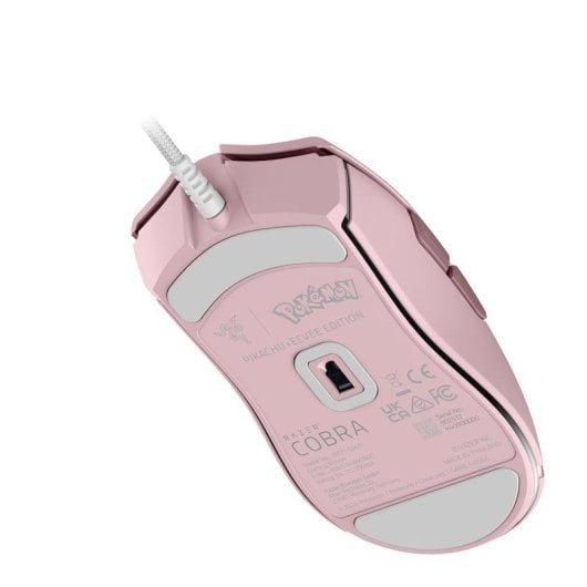 Ratón Razer Cobra Pikachu & Eevee Edition USB 8500 DPI Rose 6 Boutons