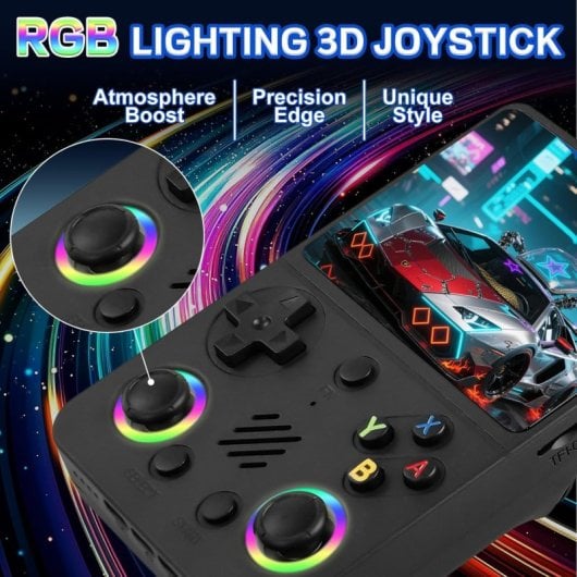 RG36 PRO Console Portable Retro ARM 64GB Wi-Fi 3.5 IPS Noir