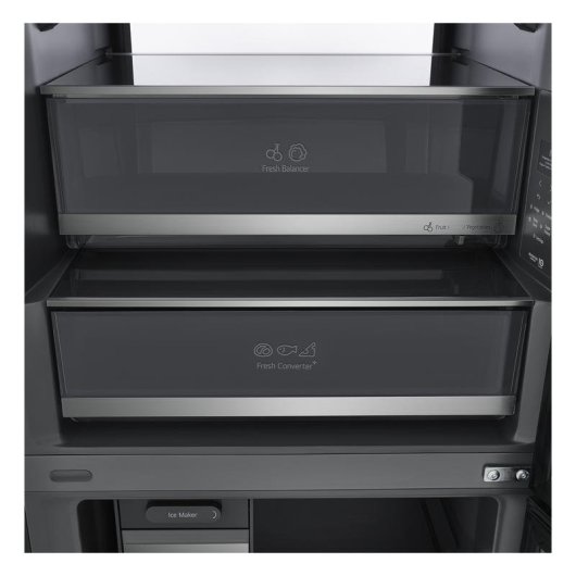 Frigorífico Combi LG GBGW92GCEV No Frost 203cm 465L C Preto WiFi