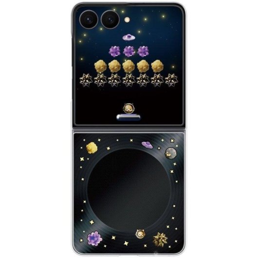 Custodia Flipsuit Samsung Nera con Effetti LED per Galaxy Z Flip8