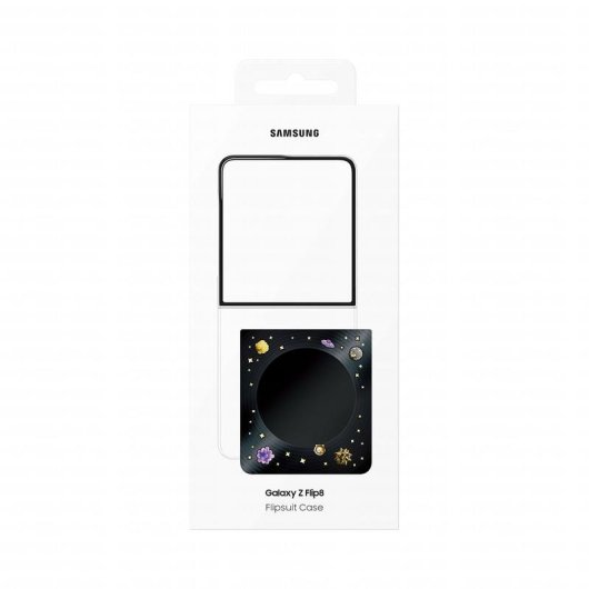 Custodia Flipsuit Samsung Nera con Effetti LED per Galaxy Z Flip8