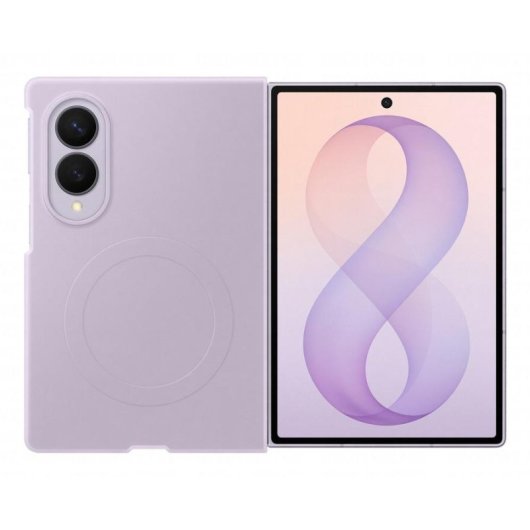 Custodia Samsung Magnetica Silicone Viola per Galaxy Z Fold8