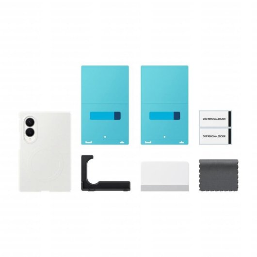 Capa magnética de silicone creme para Samsung Galaxy Z Fold8