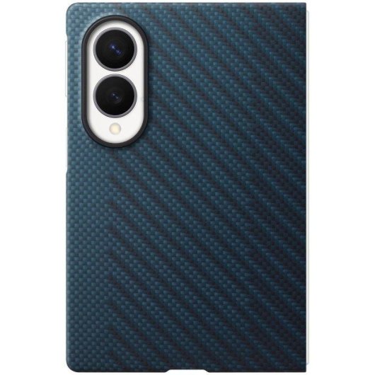 Magnetische Samsung Carbonfaser Hülle Blau für Galaxy Z Fold8