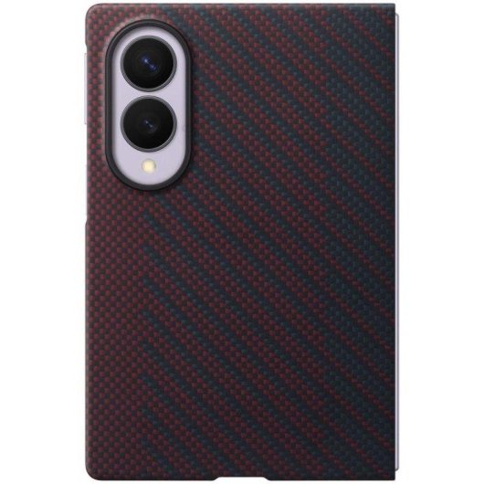 Magnetische Samsung Hülle Carbonfaser Lila für Galaxy Z Fold8