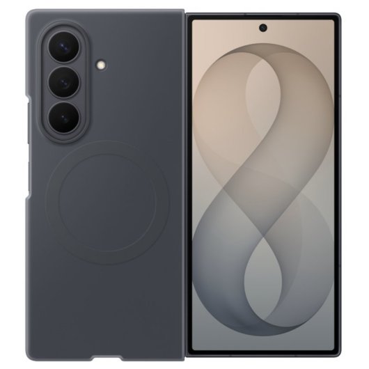 Custodia Magnetica Samsung Silicone Grafite per Galaxy Z Fold8 Ultra