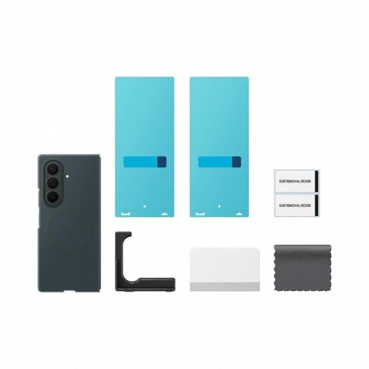 Custodia magnetica in silicone verde Samsung per Galaxy Z Fold8 Ultra