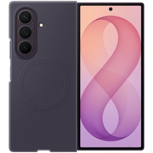 Custodia magnetica in silicone viola per Samsung Galaxy Z Fold8 Ultra