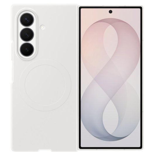Custodia magnetica in silicone crema per Samsung Galaxy Z Fold8 Ultra