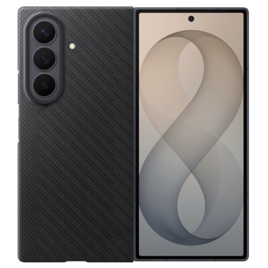Custodia magnetica carbonio Samsung Galaxy Z Fold8 Ultra grafite