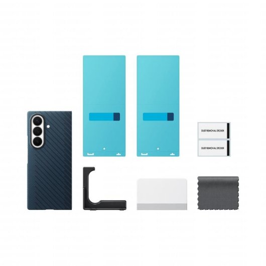 Custodia Samsung Ultra Carbon Magnet Case Blu per Galaxy Z Fold8 Ultra