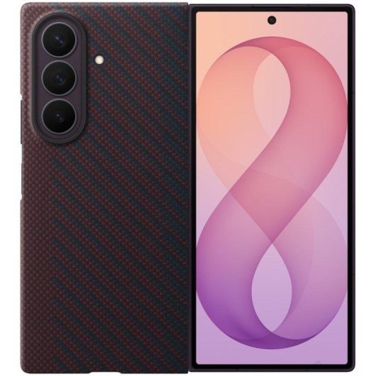 Custodia Samsung Ultra Carbon Magnet Viola per Galaxy Z Fold8 Ultra
