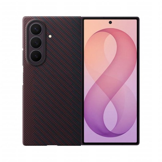 Custodia Samsung Ultra Carbon Magnet Viola per Galaxy Z Fold8 Ultra