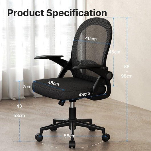 Sedia Ufficio Naspaluro Ergonomica Rete Traspirante