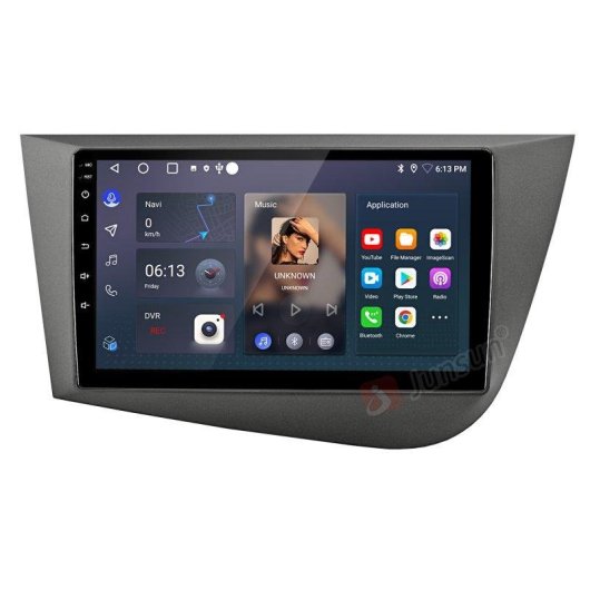 Autoradio JUNSUN Android 9" 6GB RAM 128GB ROM Octa Core CarPlay Android Auto GPS
