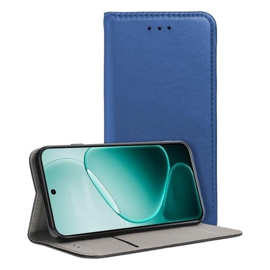 Funda COOL Flip Cover Polipiel Azul para OPPO A6 Pro 5G