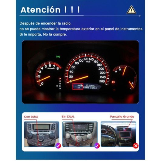 Autoradio Junsun 10,1 pouces 2+64GB Android 15 Carplay GPS Honda Accord