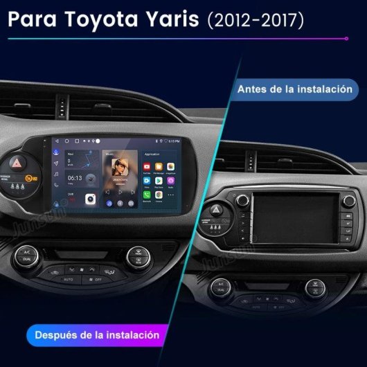 Autoradio Junsun 6+128GB Octa Core Carplay Android Auto 4G GPS