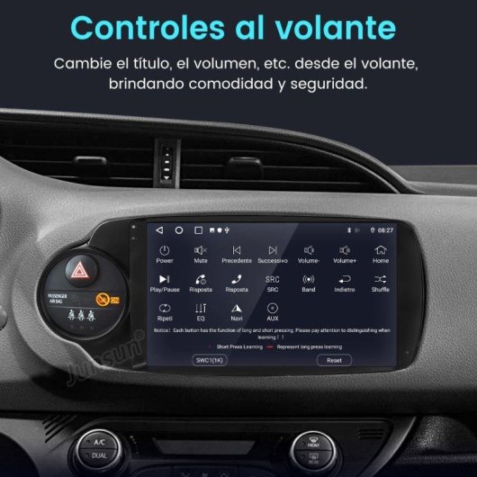Autoradio Junsun 6+128GB Octa Core Carplay Android Auto 4G GPS