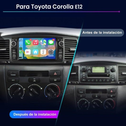 Autoradio Junsun 7'' Android 15 CarPlay Android Auto GPS RDS Wifi