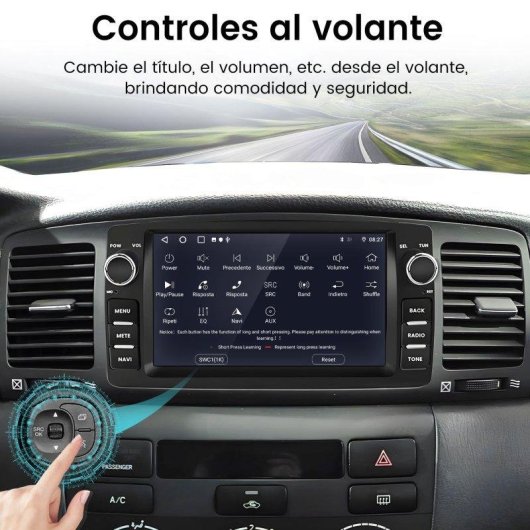 Autoradio Junsun 7'' Android 15 CarPlay Android Auto GPS RDS Wifi