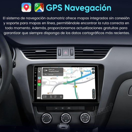 Autoradio Junsun 6+128gb Android 15 Octa Core CarPlay GPS
