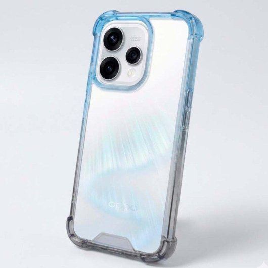Capa Bumper Reforçada Degradada Silicone Flexível para Oppo Reno 15