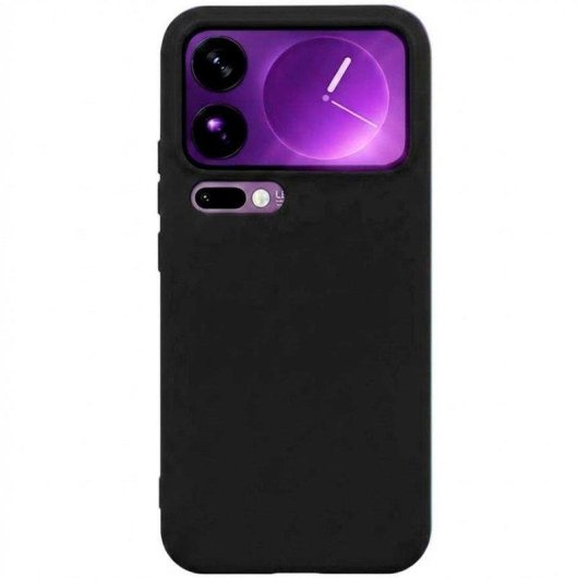 Capa Ultra Suave La Casa de las Carcasas Preta para Xiaomi 17 Pro Max