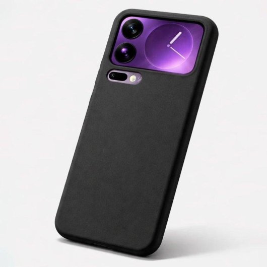 Capa Ultra Suave La Casa de las Carcasas Preta para Xiaomi 17 Pro Max