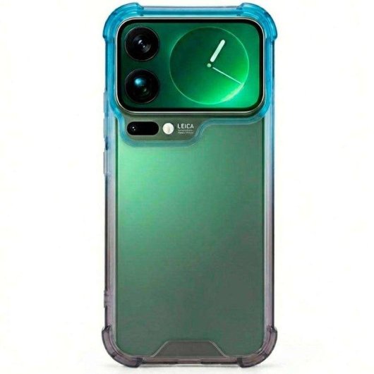 Capa Bumper Reforçada Silicona Flexível Degradê para Xiaomi 17 Pro