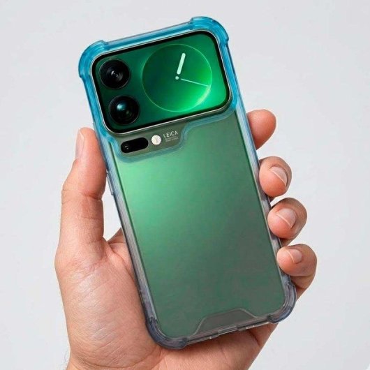 Capa Bumper Reforçada Silicona Flexível Degradê para Xiaomi 17 Pro