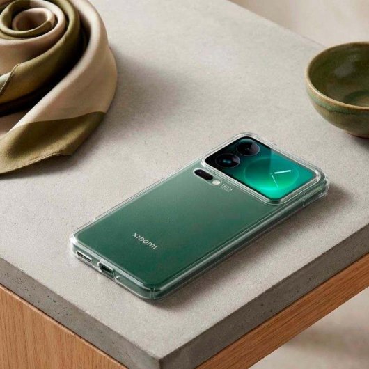 Handyhülle La Casa de las Carcasas Silikon TPU Transparent für Xiaomi 17 Pro