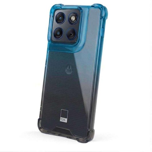 Capa Bumper Reforçada Silicone Flexível Design Degradê para Motorola Edge 70