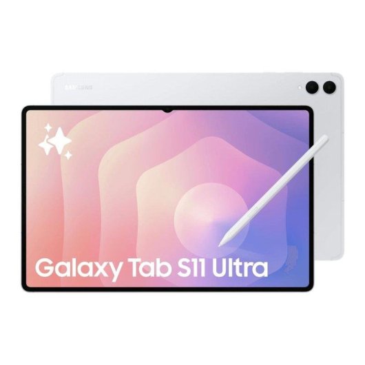 Tablet Samsung Galaxy Tab S11 Ultra Wi-Fi 14,6" Prateado 12GB Stylus Pen 512GB Ecrã AMOLED