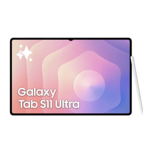 Tablet Samsung Galaxy Tab S11 Ultra Wi-Fi 14,6" Prateado 12GB Stylus Pen 512GB Ecrã AMOLED