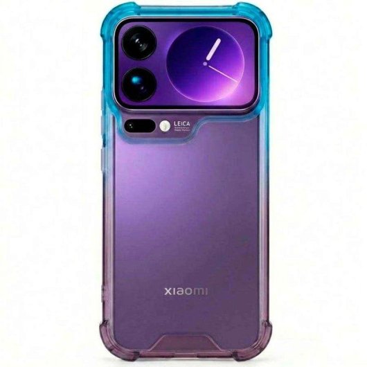 Capa Bumper Reforçada Degradada Silicone Flexível Antichoque para Xiaomi 17 Pro Max