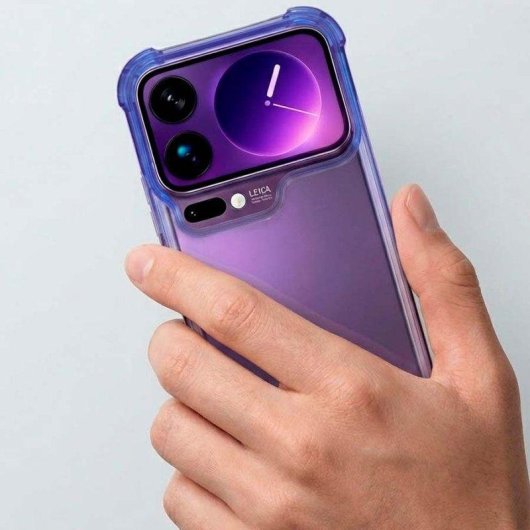Capa Bumper Reforçada Degradada Silicone Flexível Antichoque para Xiaomi 17 Pro Max