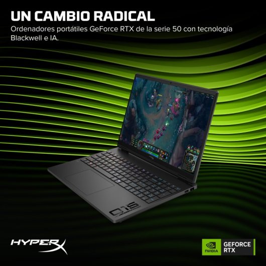 Portátil HyperX OMEN 15-ga0000ns 15,3" Intel Core i5-14450HX 16GB 1TB SSD RTX 5050 Windows 11 Home