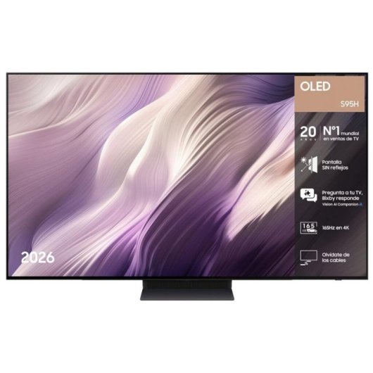 TV Samsung OLED TQ48S95HAEXXC 48" 4K UltraHD 165Hz Smart TV Tizen HDR10+ Dolby Atmos
