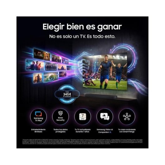 TV Samsung OLED TQ48S95HAEXXC 48" 4K UltraHD 165Hz Smart TV Tizen HDR10+ Dolby Atmos