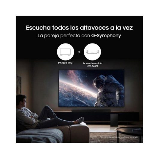 TV Samsung OLED TQ48S95HAEXXC 48" 4K UltraHD 165Hz Smart TV Tizen HDR10+ Dolby Atmos